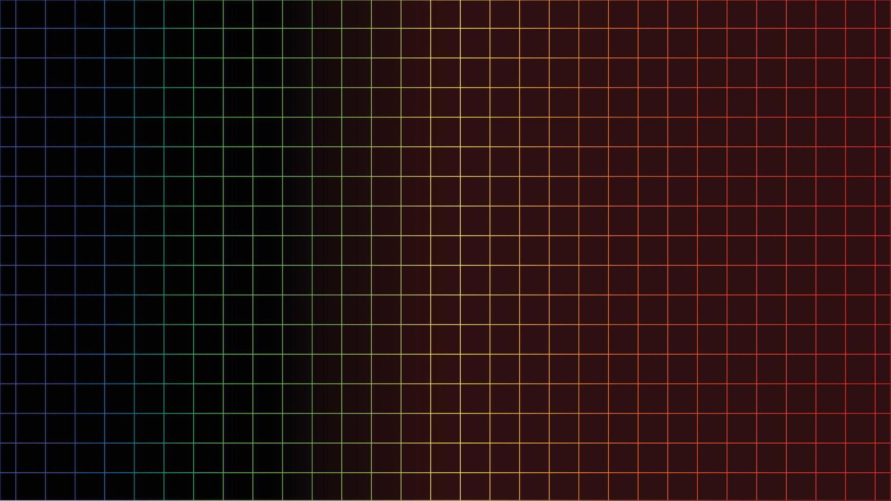 Abstract colorful grid pattern background. Modern geometric design with rainbow gradient. vector