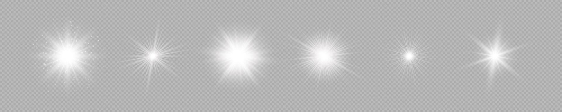 Light effect of lens flares vector
