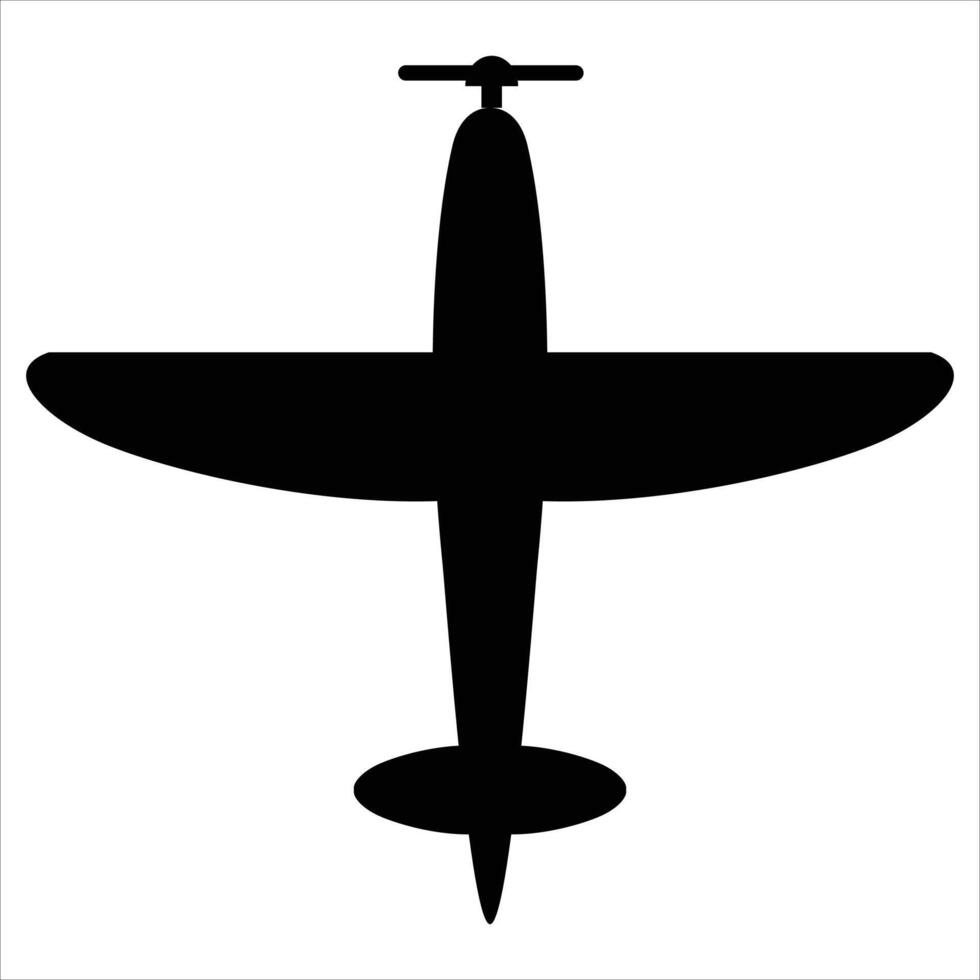 Simple Airplane Icon for Travel and Transportation Design vector