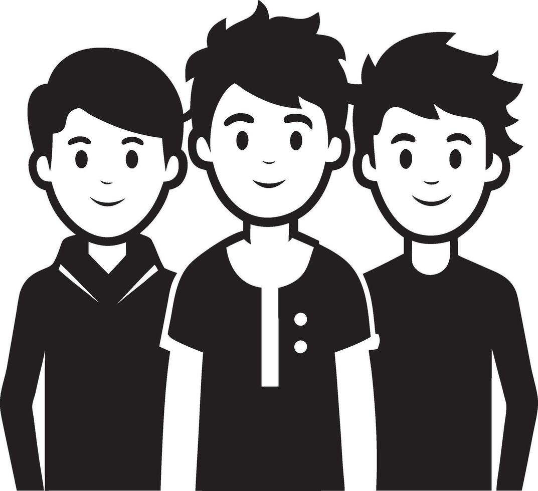 Smiles Forever Silhouette vector