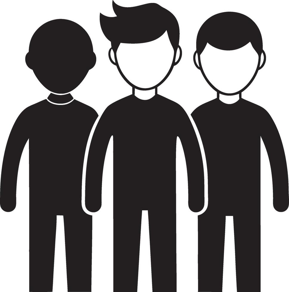 Friends Dreams Silhouette vector
