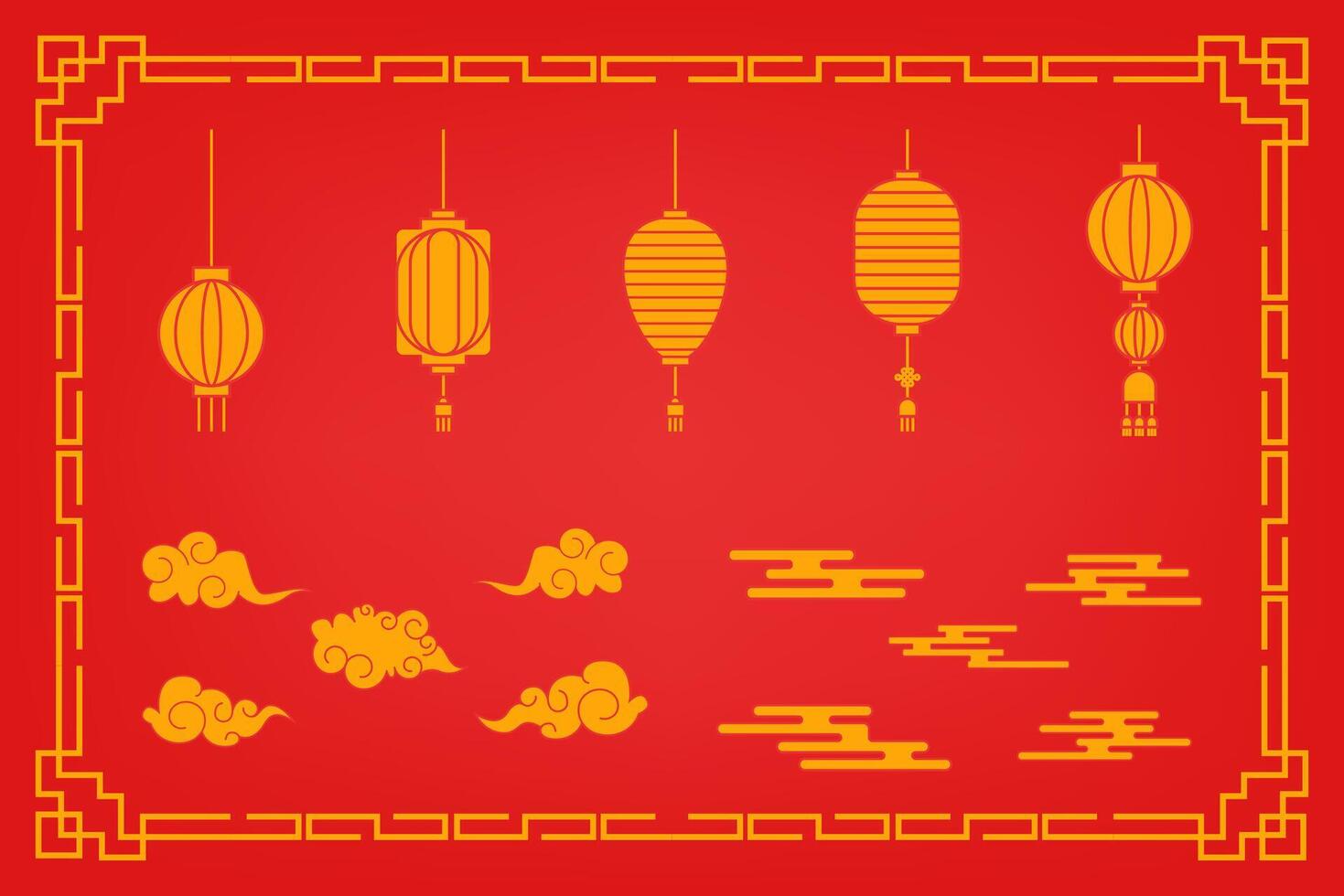 Chinese new year illustration vector