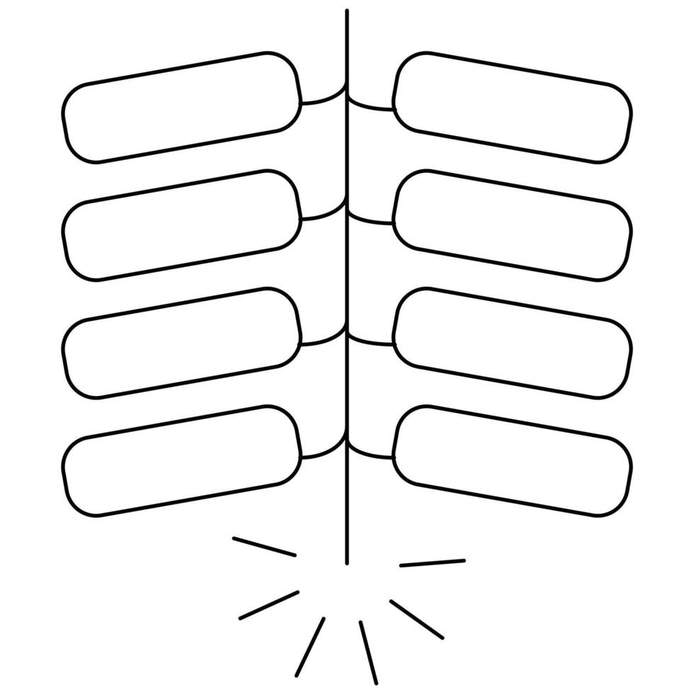 Chinese Firecracker Icon vector