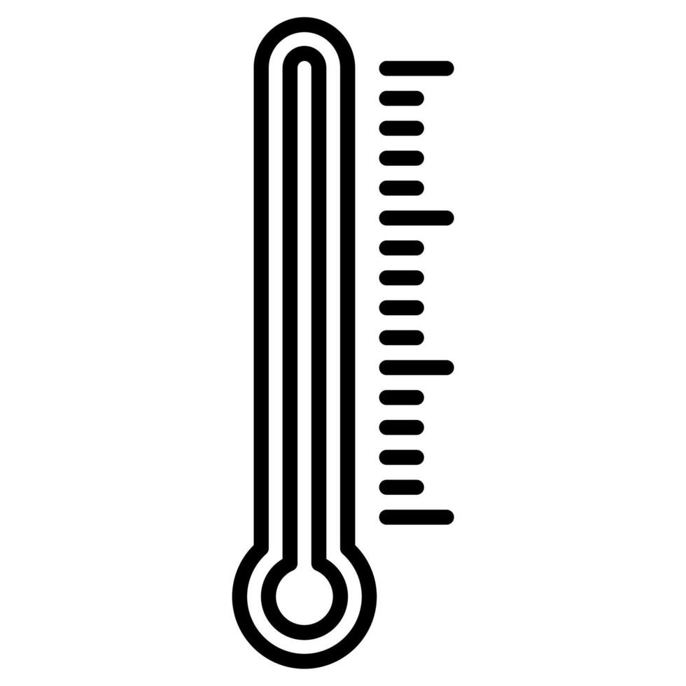Analog Thermometer Icon vector
