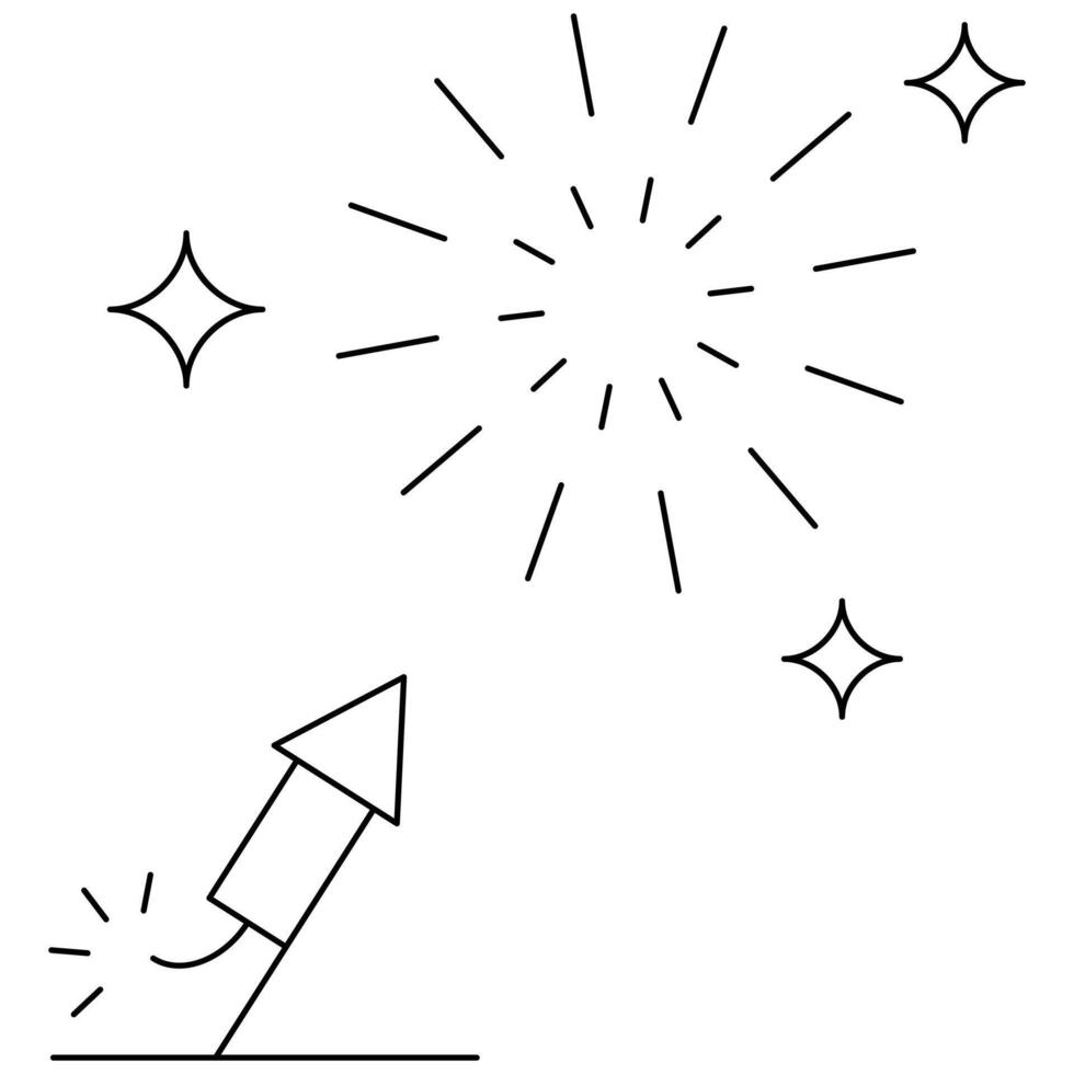 Firework Explosion Icon vector