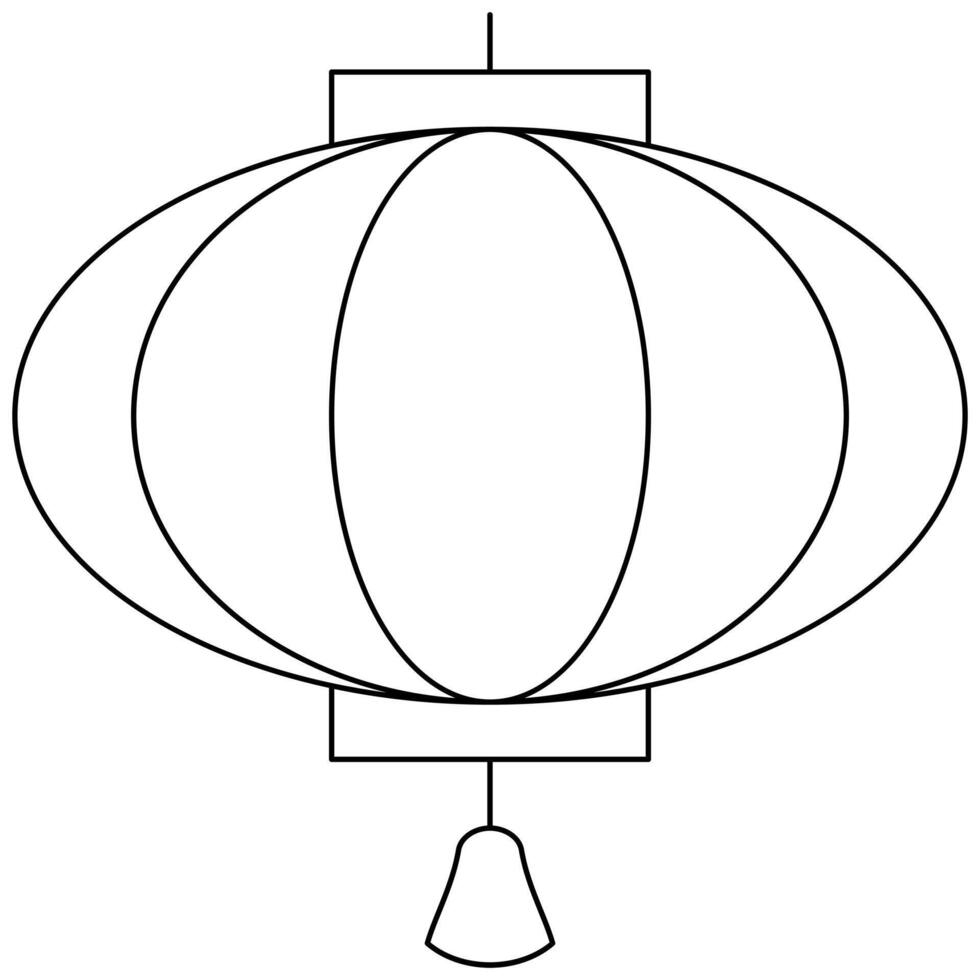 Chinese Lantern Festival Icon vector