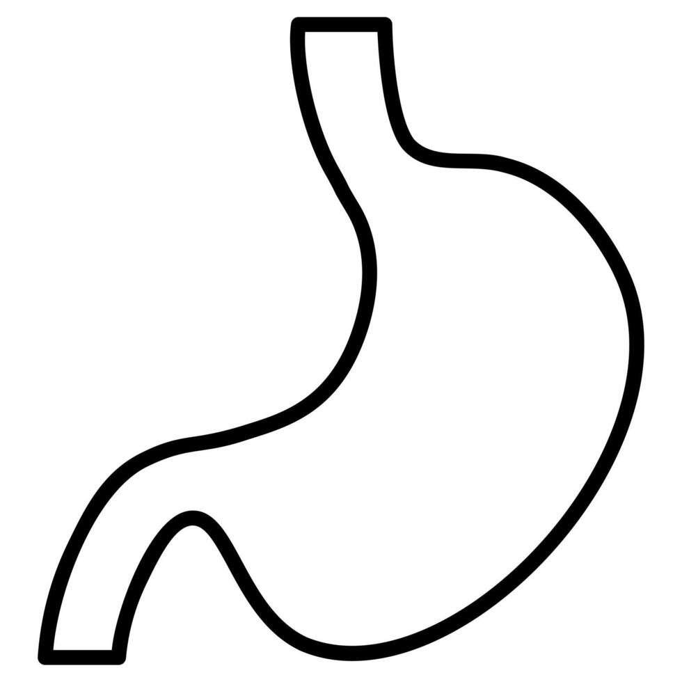 Human Stomach Icon vector