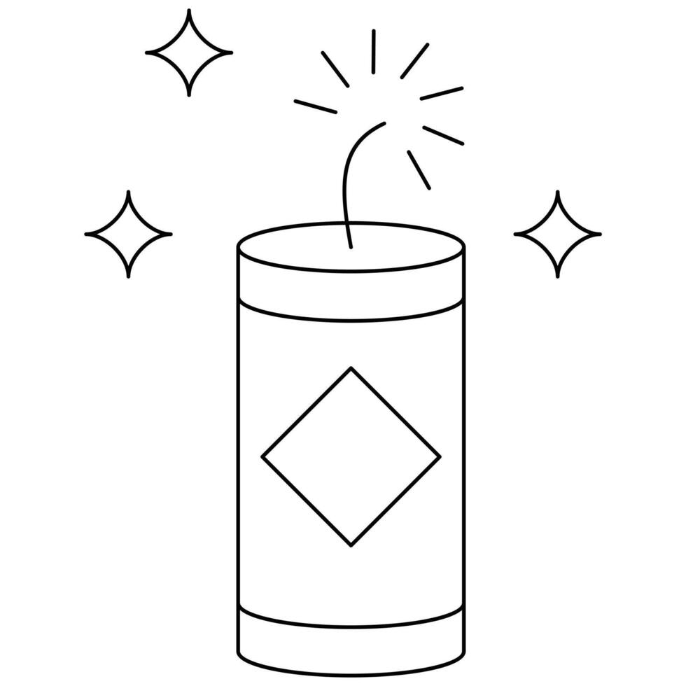 Chinese Firecracker Icon vector