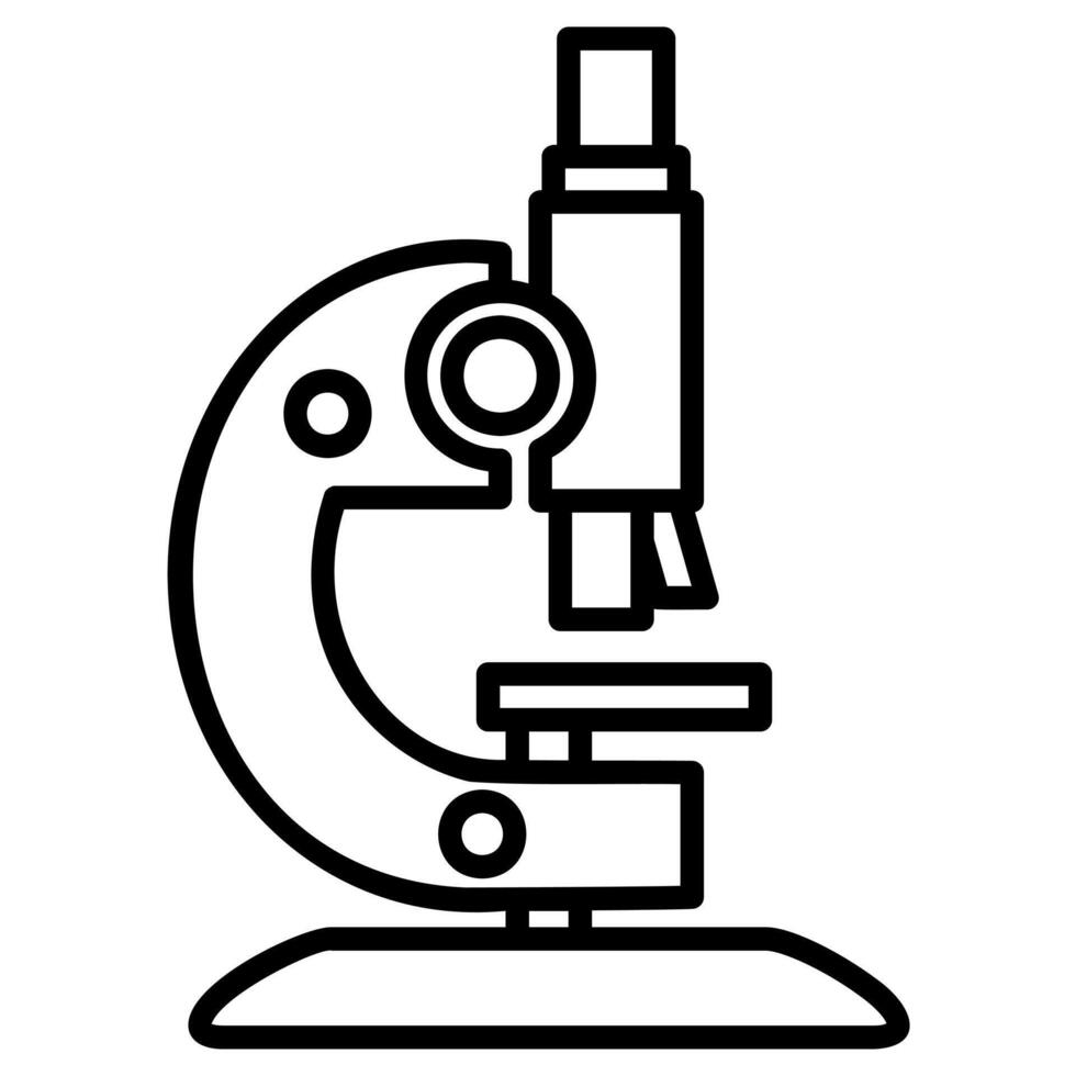 Laboratory Microscope Icon vector