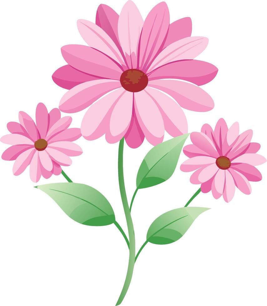 Exploring the World of Flowers vector