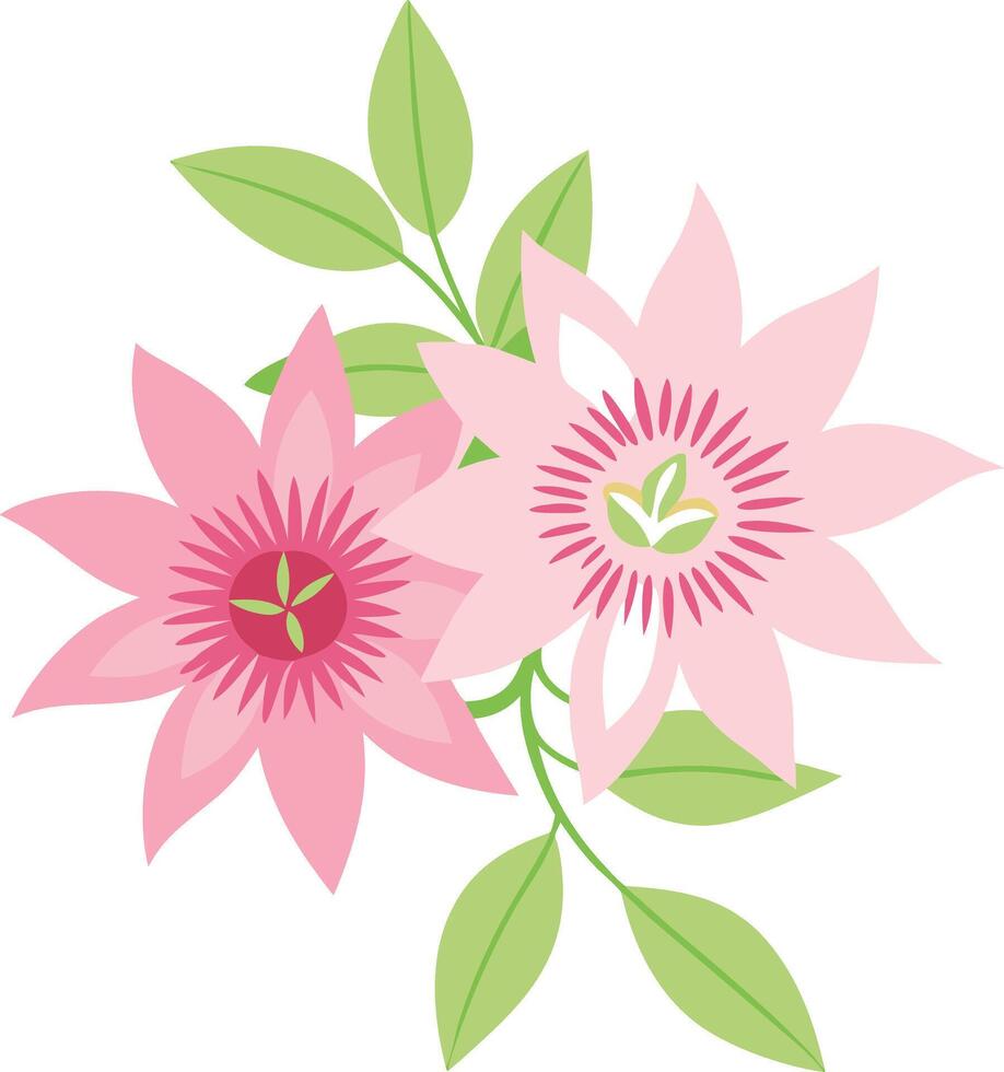The Magic of Flower Diversity vector