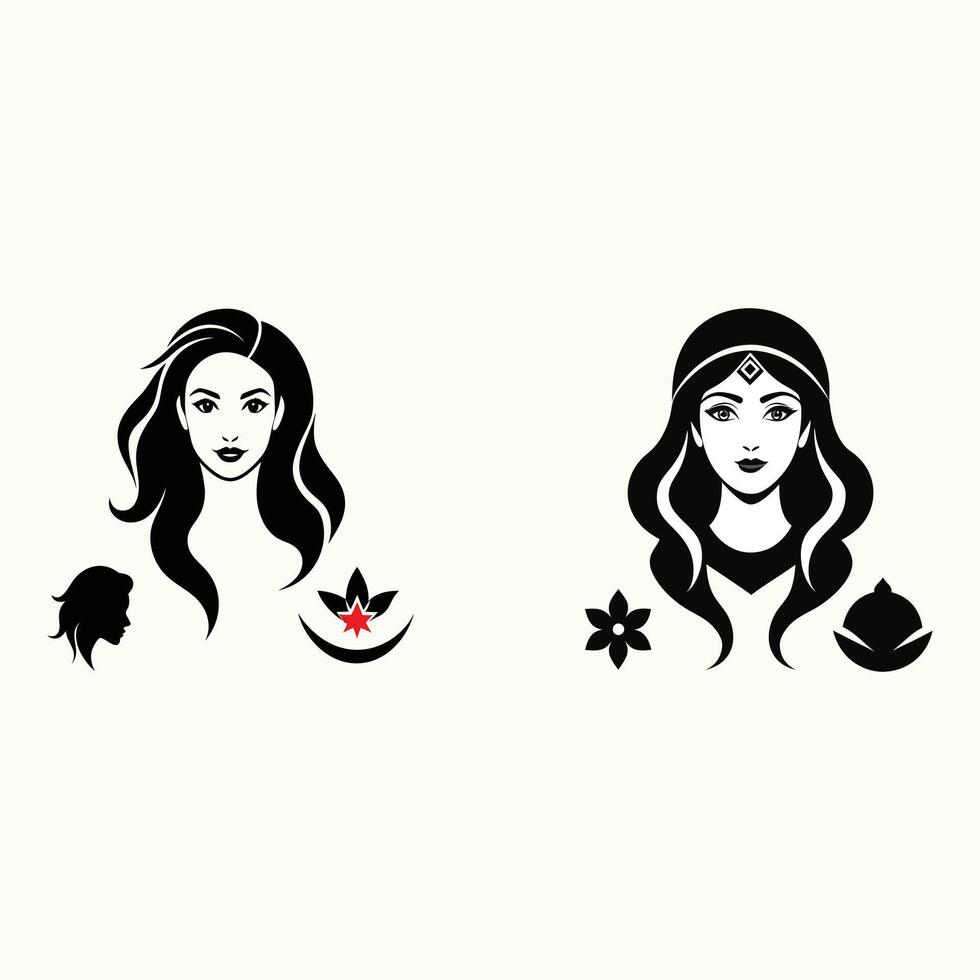 Elegant Silhouette Design Inspirations vector