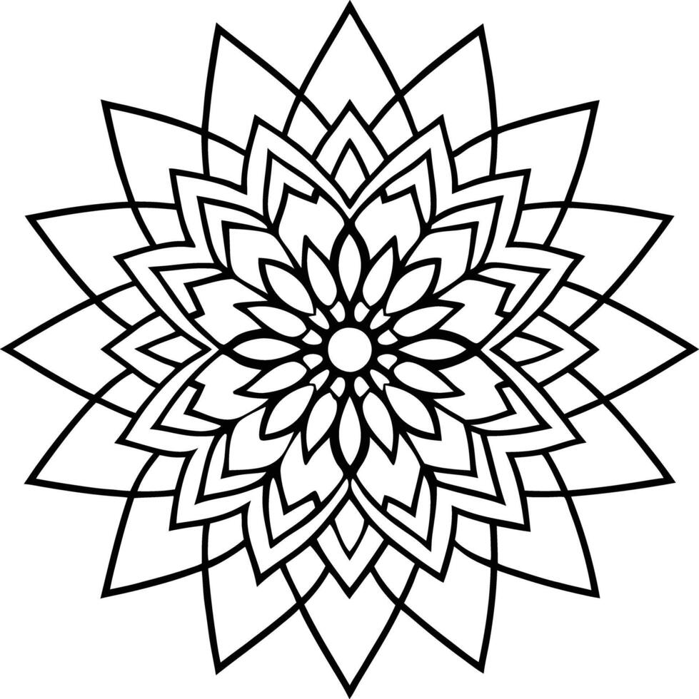 The Mandala design artwork illustration vector