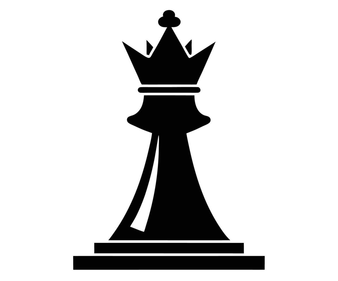 Chess king icon illustration vector