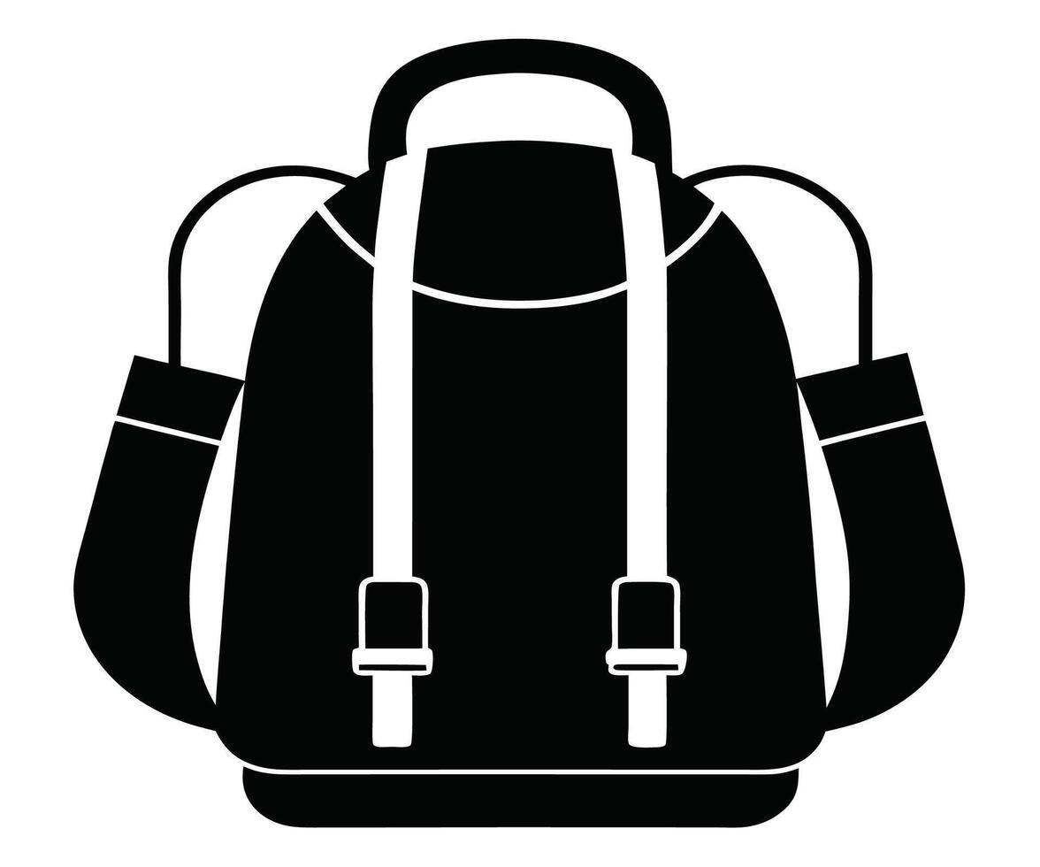 Backpack icon illustration vector