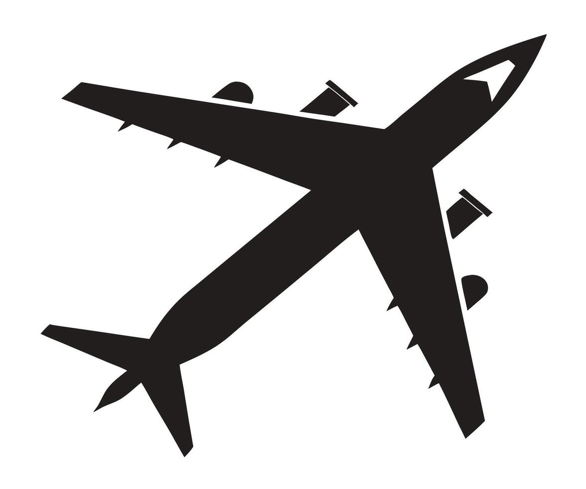 Airplane icon illustration vector
