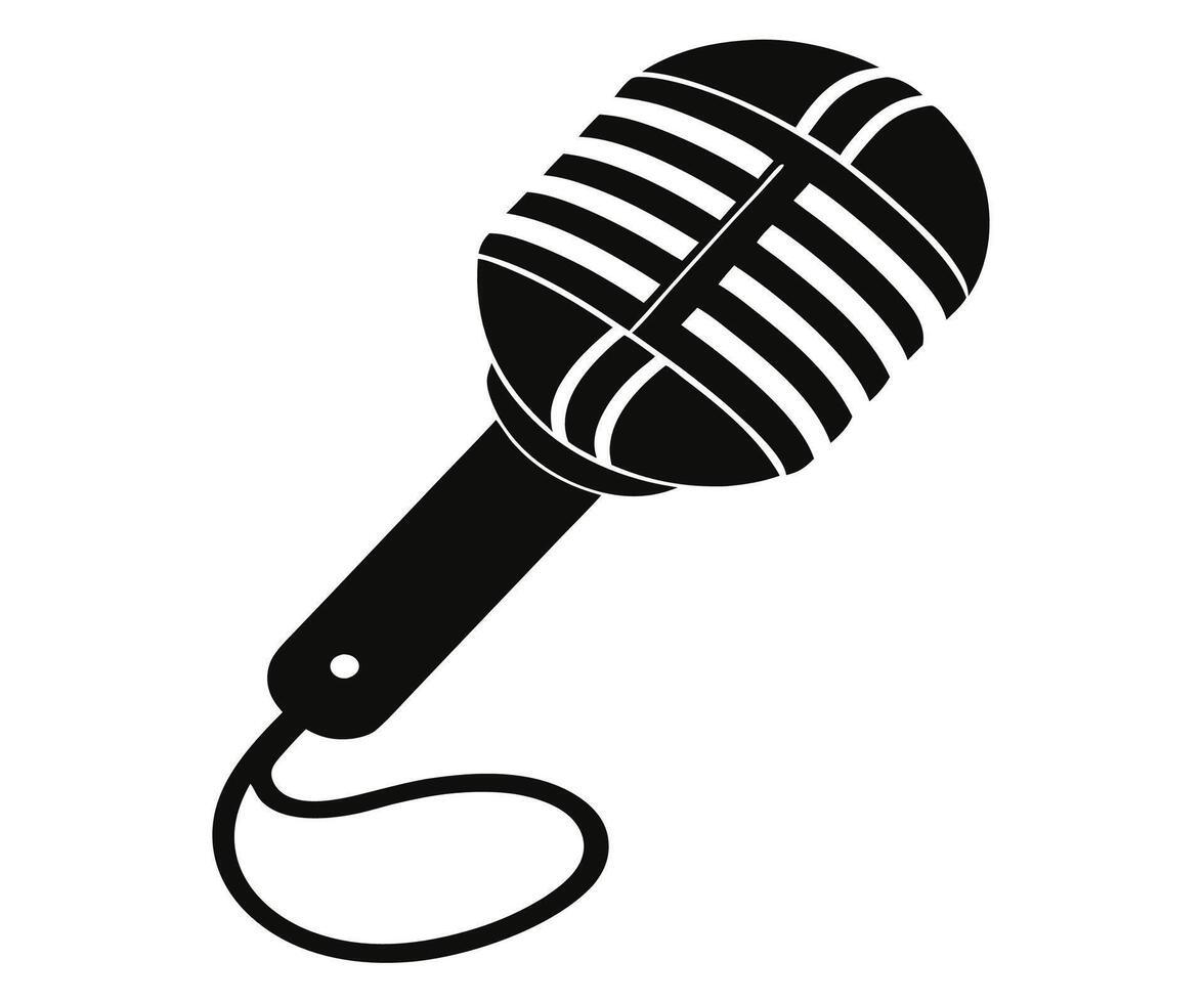 Microphone icon illustration vector
