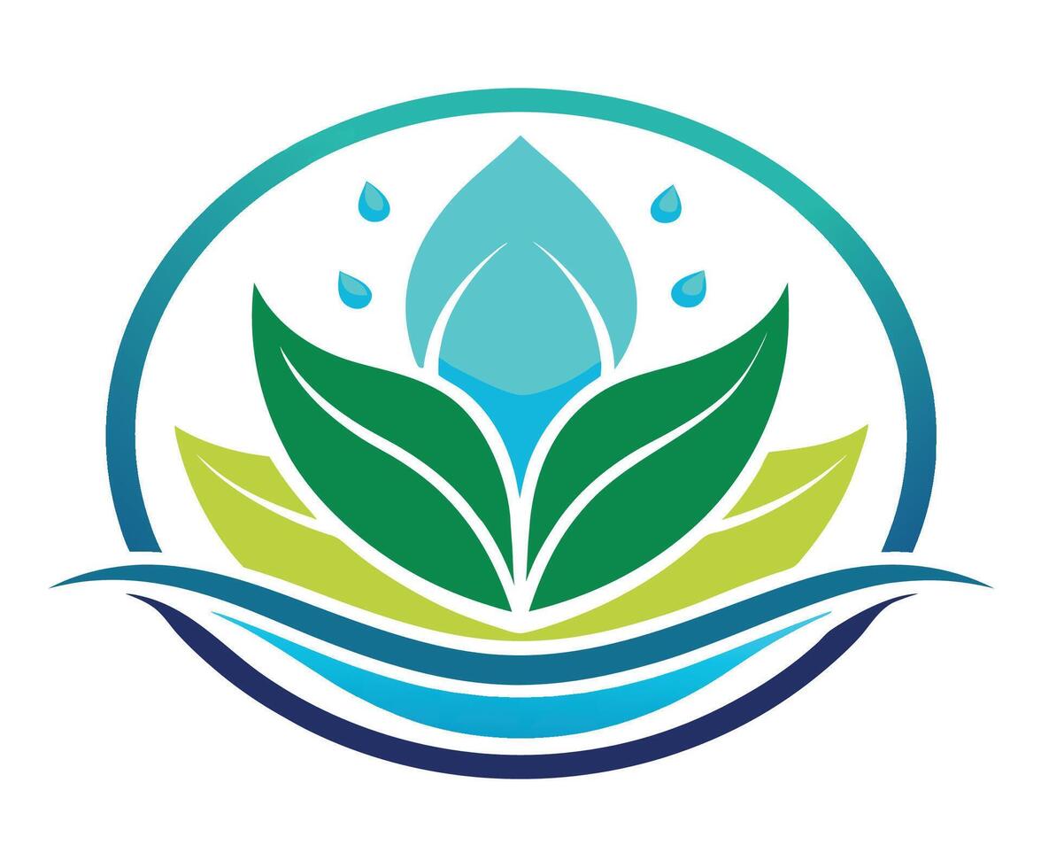 The logo for the company, eco - friendly vector