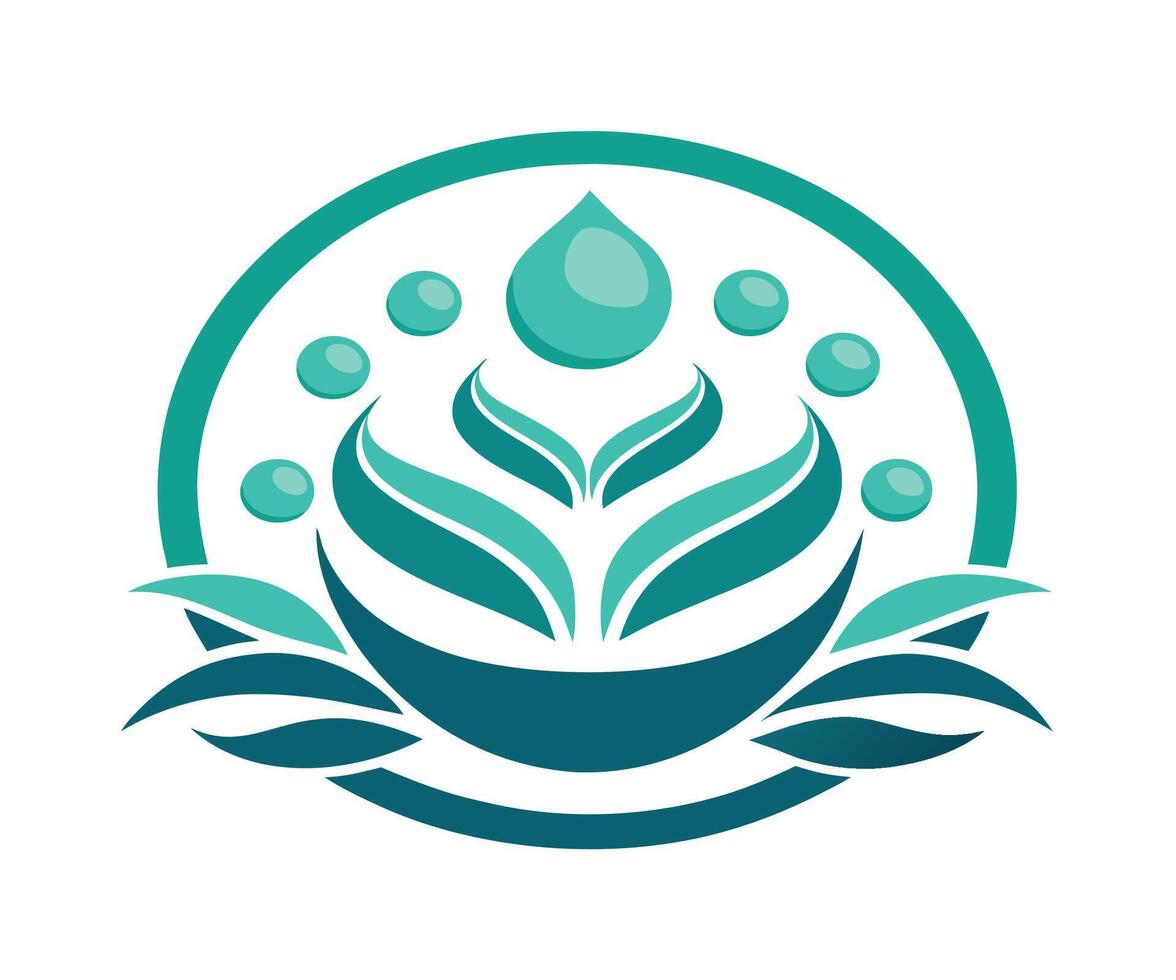 A logo for a spa and wellness center vector