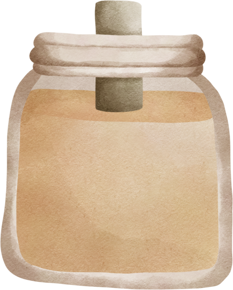 a jar of candle on a transparent background png