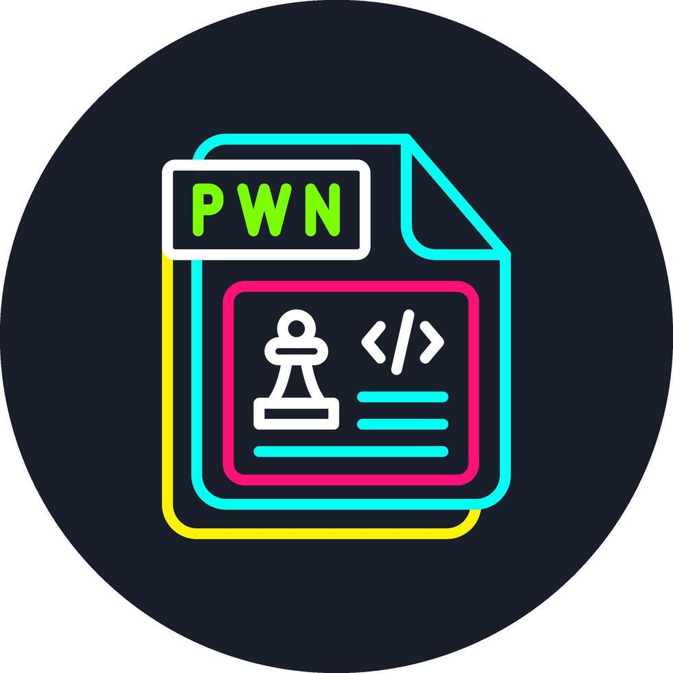 PWN Line Multi Color Design 54241424 Vector Art at Vecteezy