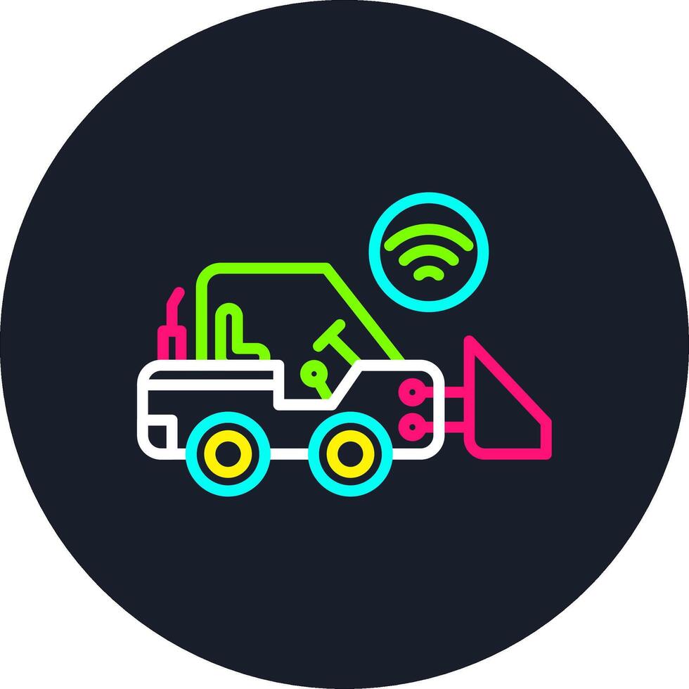 Loader Line Multi Color Design vector