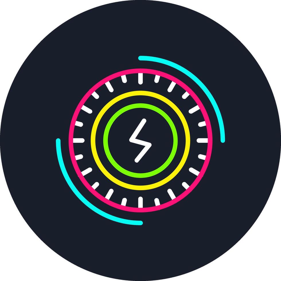 Wheel Line Multi Color Design vector