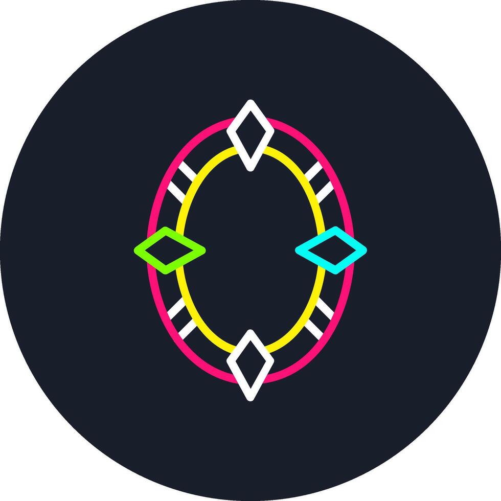 Frame Line Multi Color Design vector