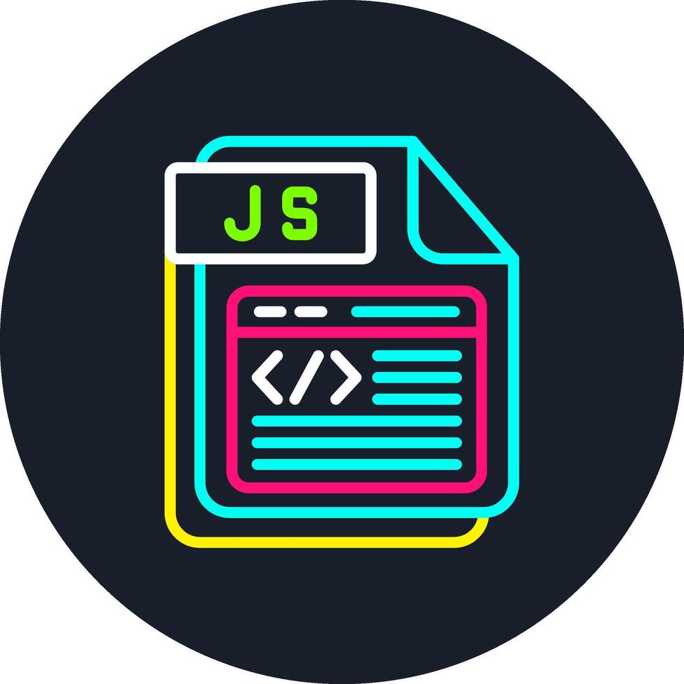 JS Line Multi Color Design vector