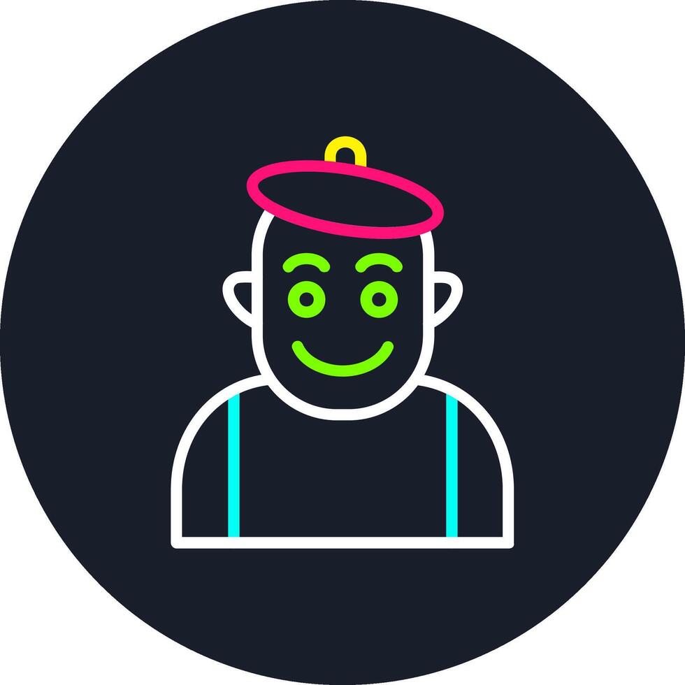 Mime Line Multi Color Design vector