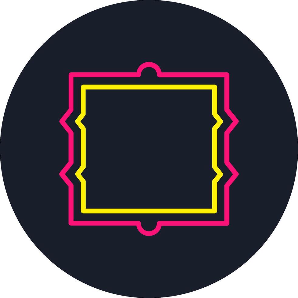 Frame Line Multi Color Design vector