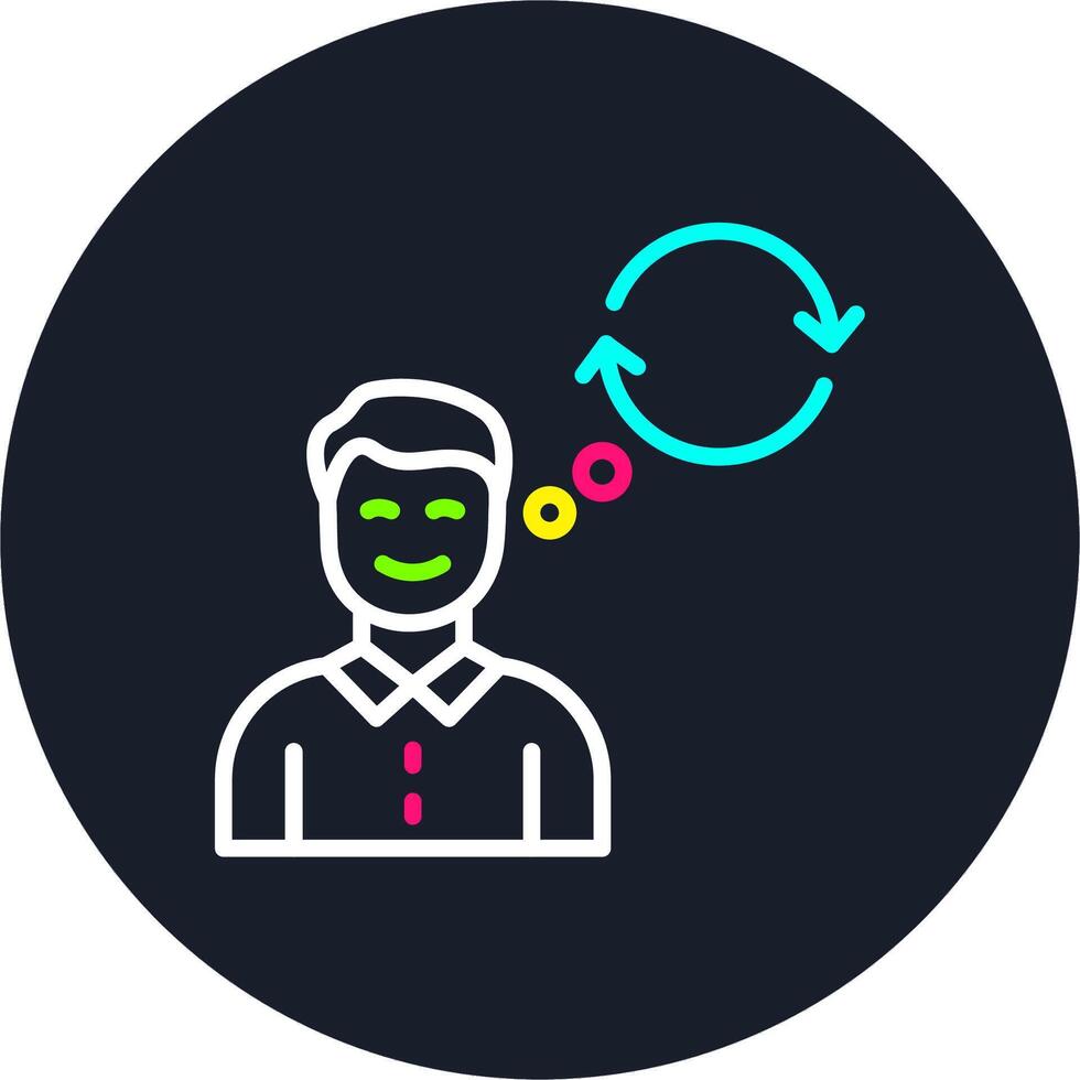 Planing Line Multi Color Design vector