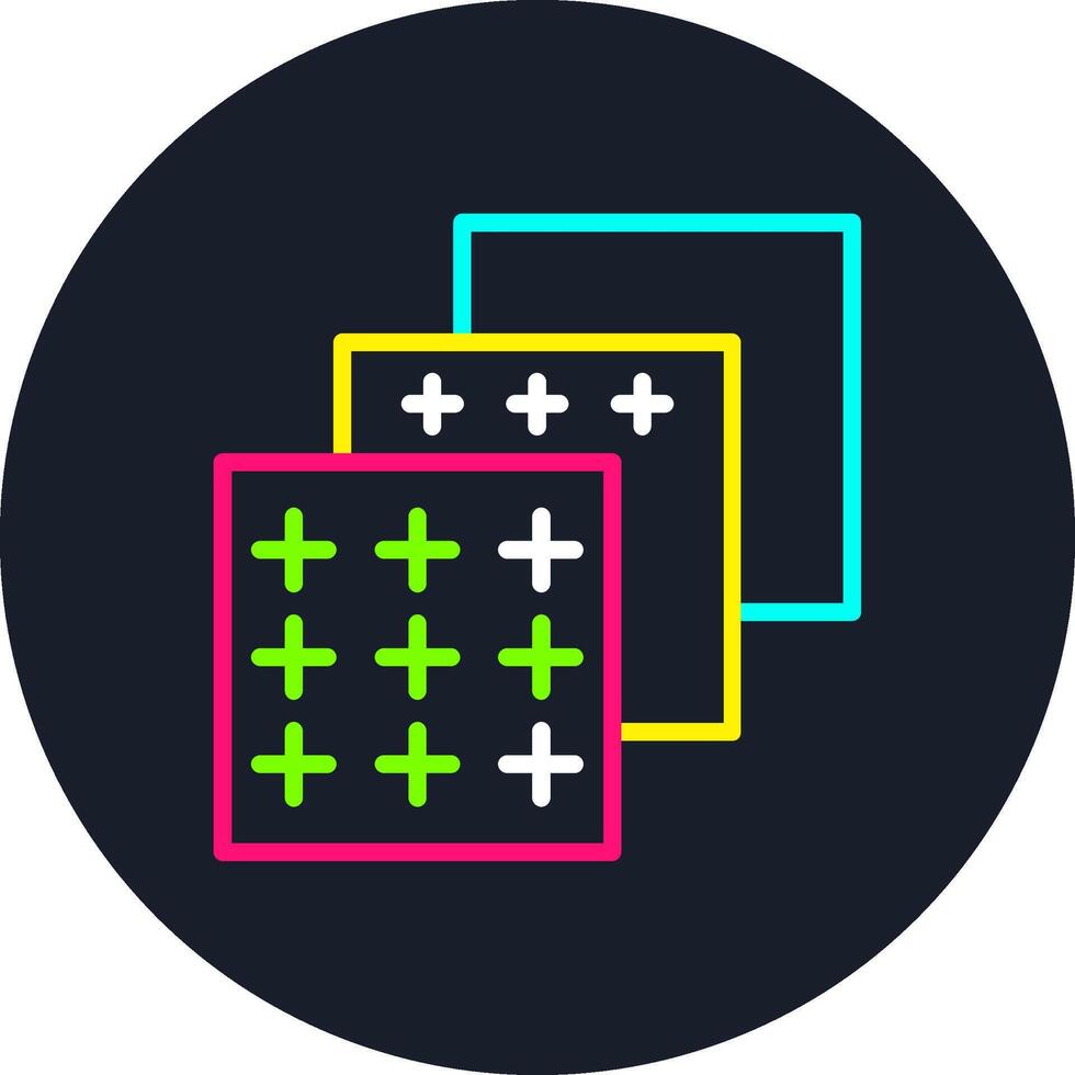 Layers Line Multi Color Design vector