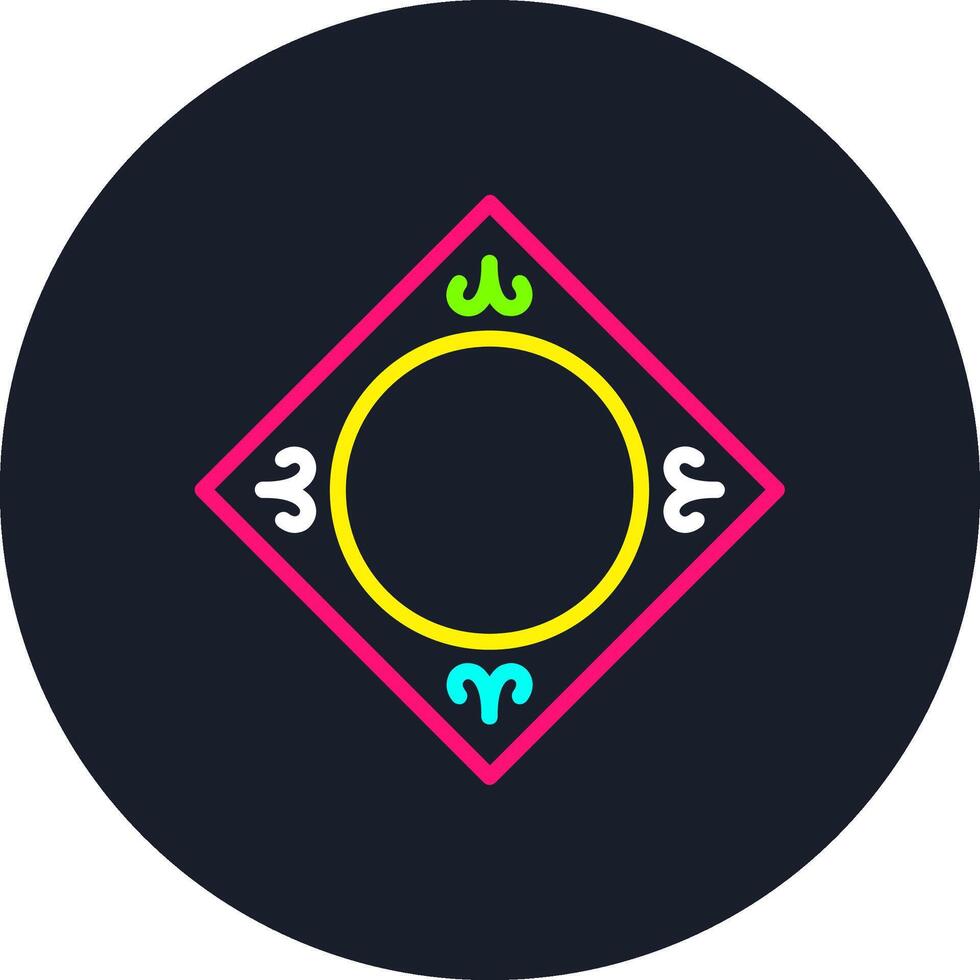Frame Line Multi Color Design vector