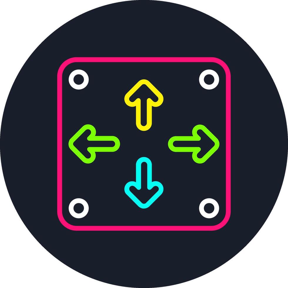 Stretch Line Multi Color Design vector