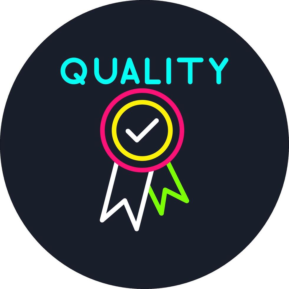 Quality Line Multi Color Design vector