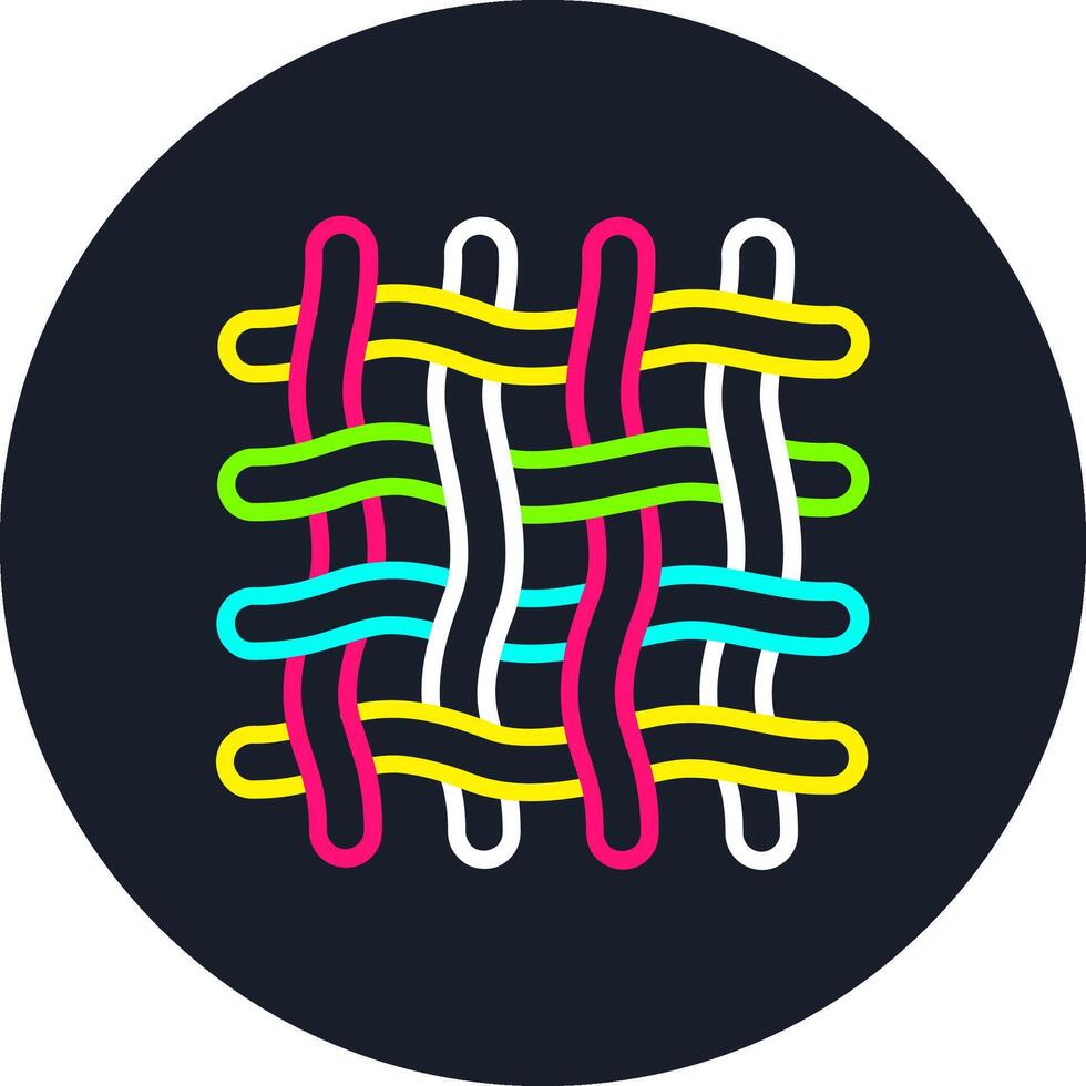 Textiles Line Multi Color Design vector