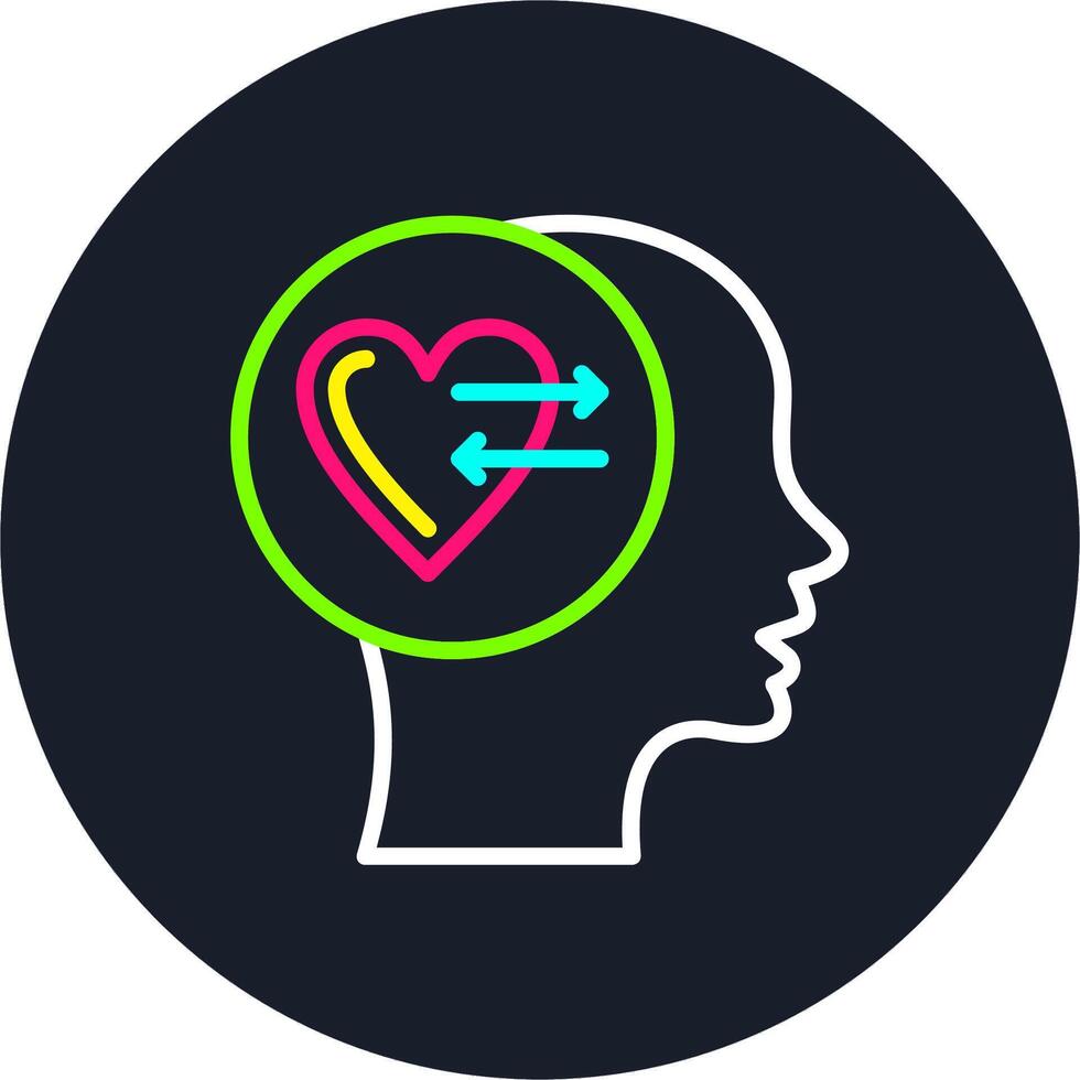 Empathy Line Multi Color Design vector