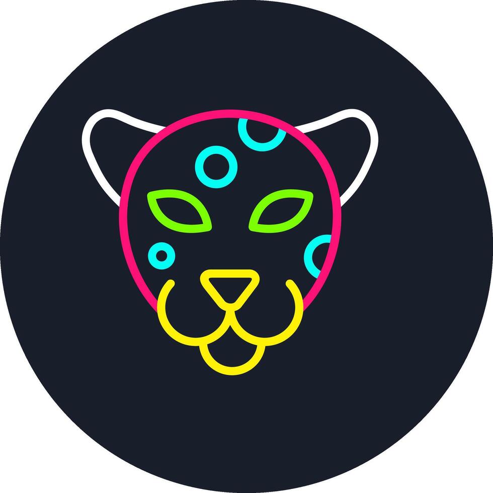 Jaguar Line Multi Color Design vector