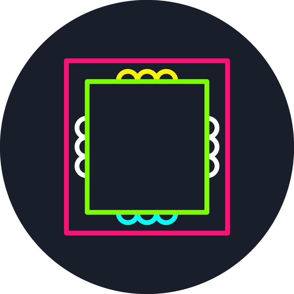 Frame Line Multi Color Design vector