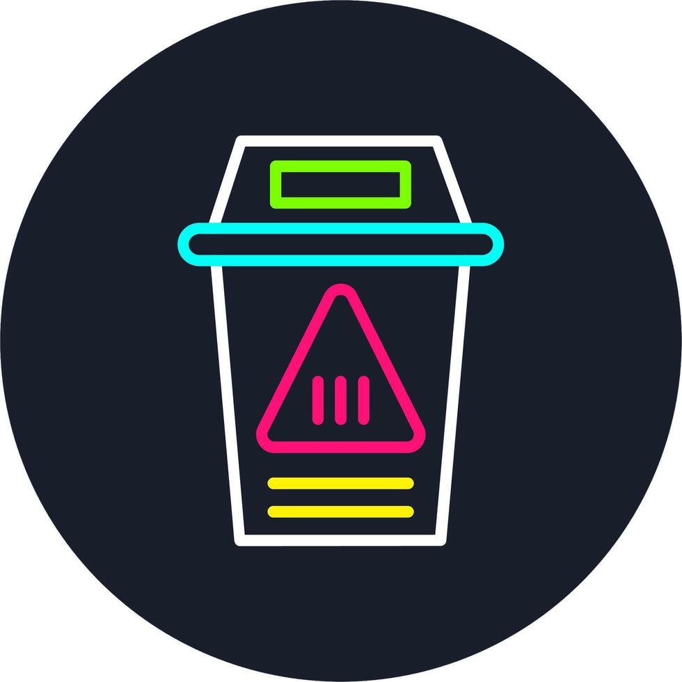 Bin Line Multi Color Design vector