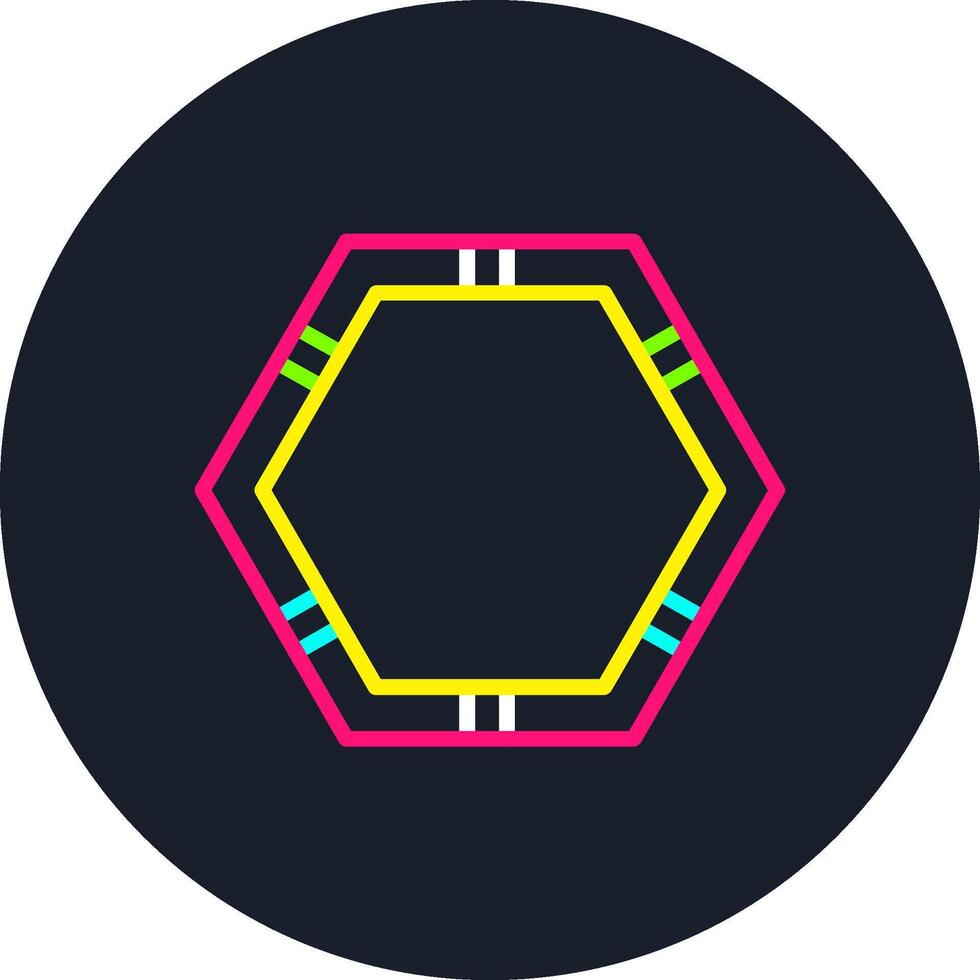 Frame Line Multi Color Design vector