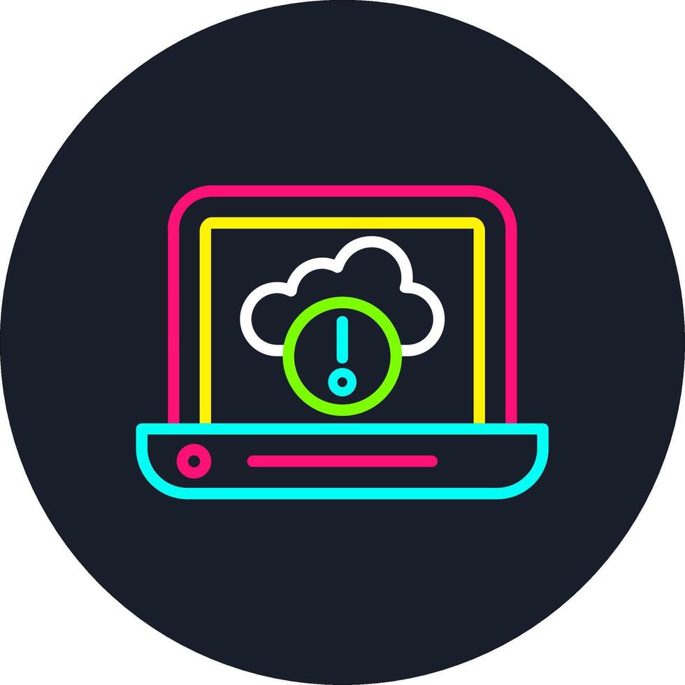 Information Line Multi Color Design vector