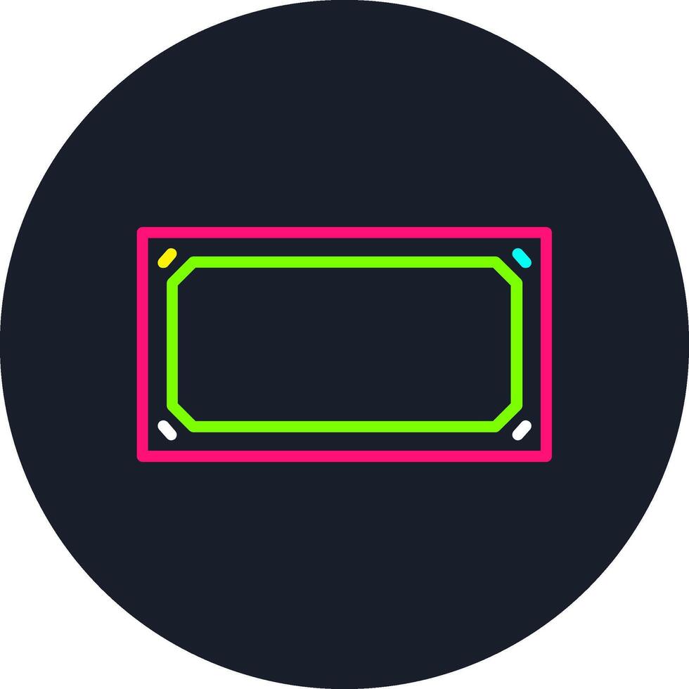 Frame Line Multi Color Design vector