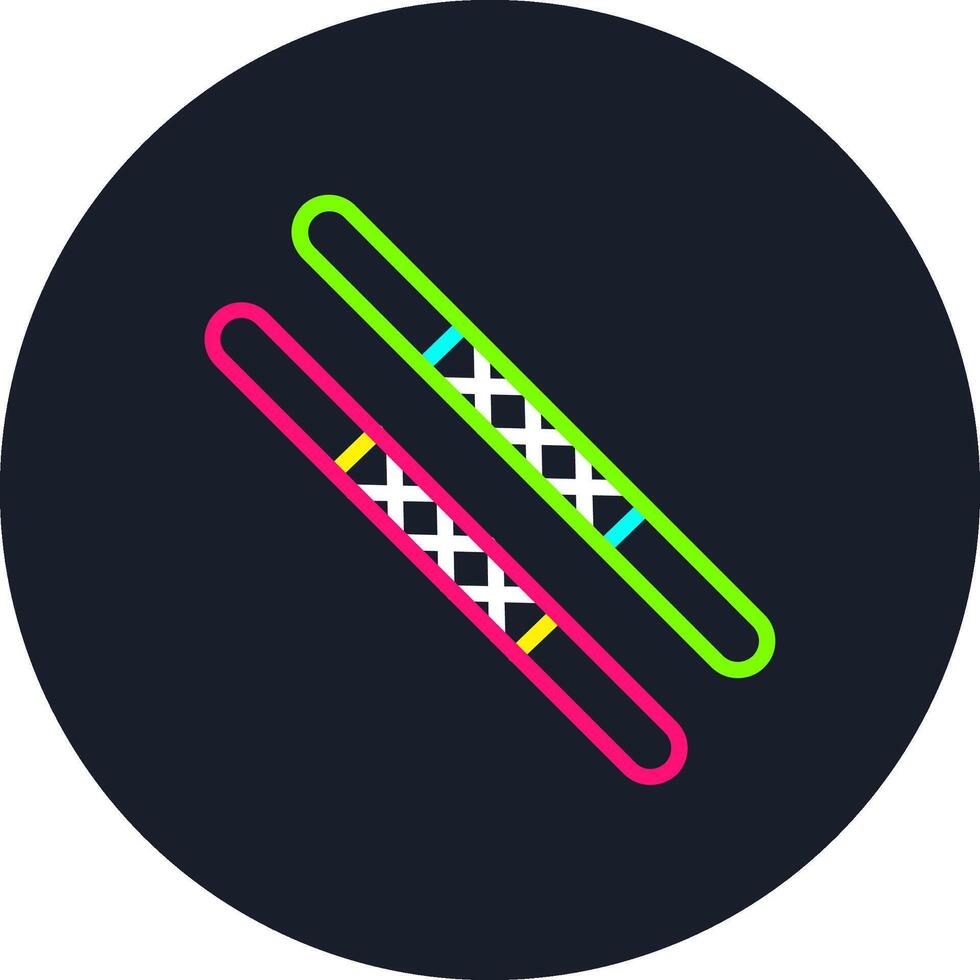 Stick Line Multi Color Design vector