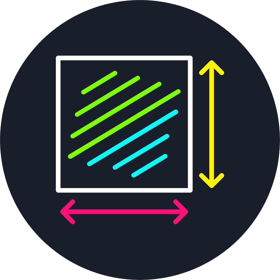 Lenght Line Multi Color Design vector