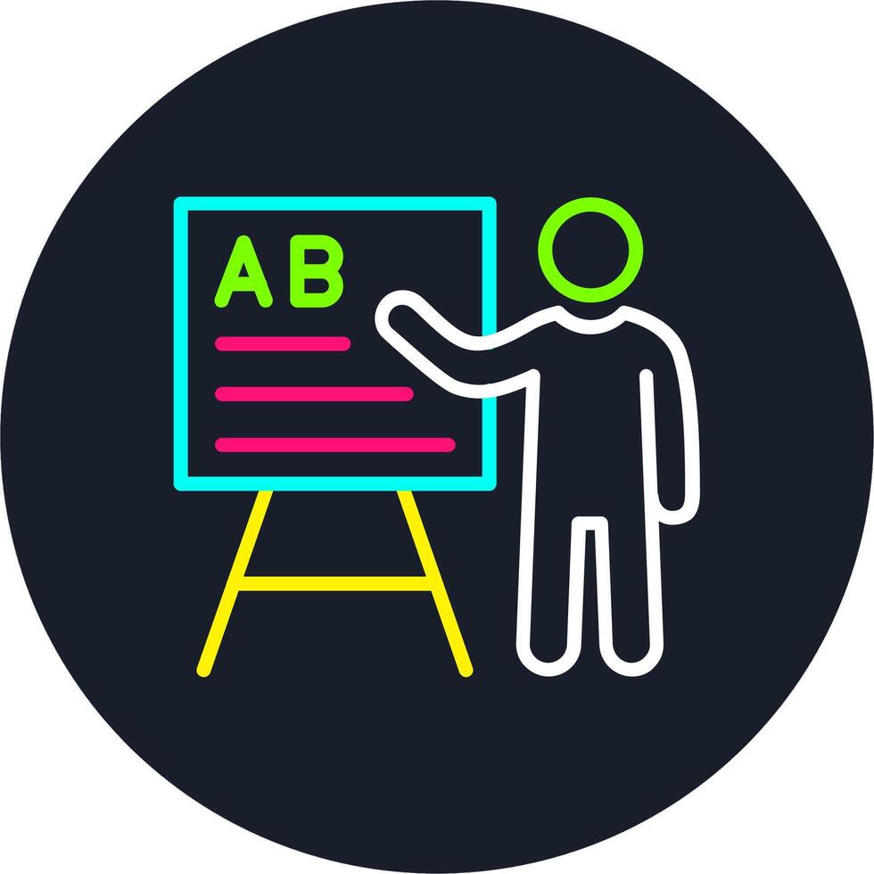 Professional Line Multi Color Design vector