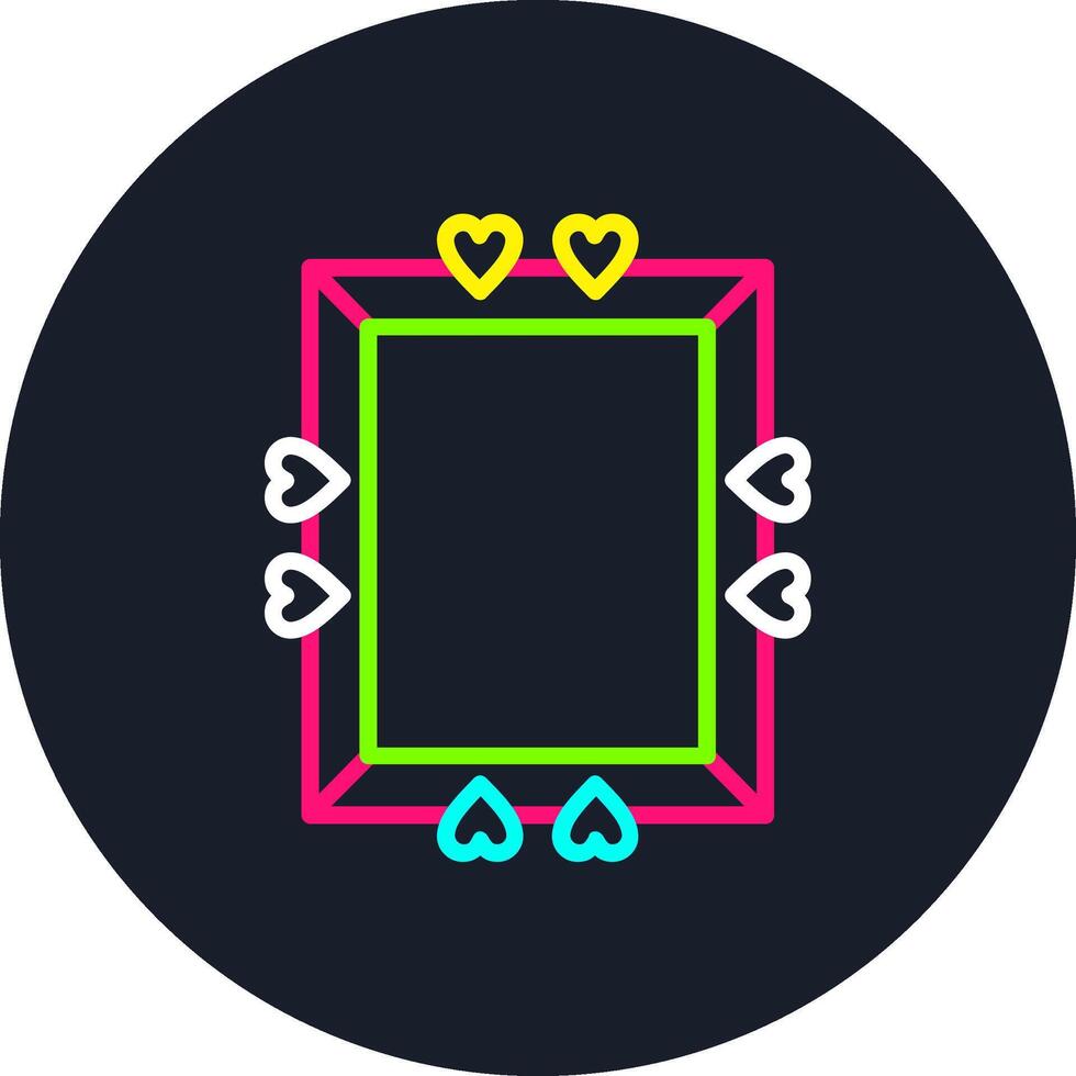 Frame Line Multi Color Design vector
