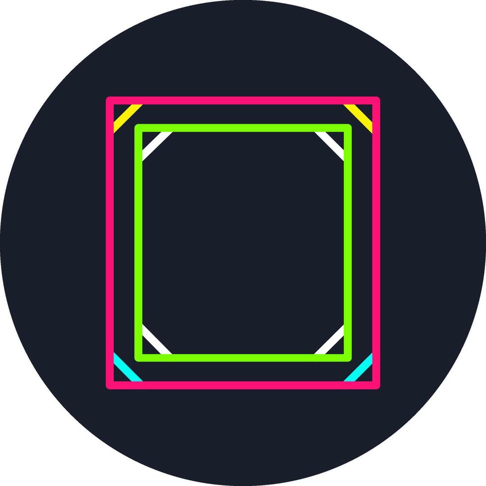 Frame Line Multi Color Design vector