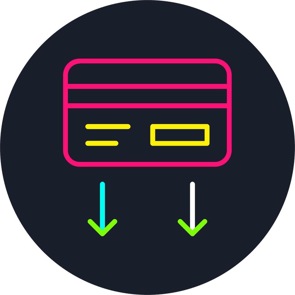Reducing Line Multi Color Design vector